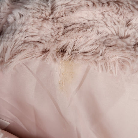Nula Bug pink swirl pattern faux fur jacket. Size 3T - AS IS