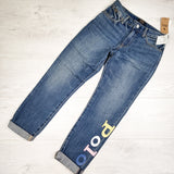 NEW - Polo Ralph Lauren "Astor Slim" Logo Denim Jeans. Size 12