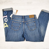 NEW - Polo Ralph Lauren "Astor Slim" Logo Denim Jeans. Size 12