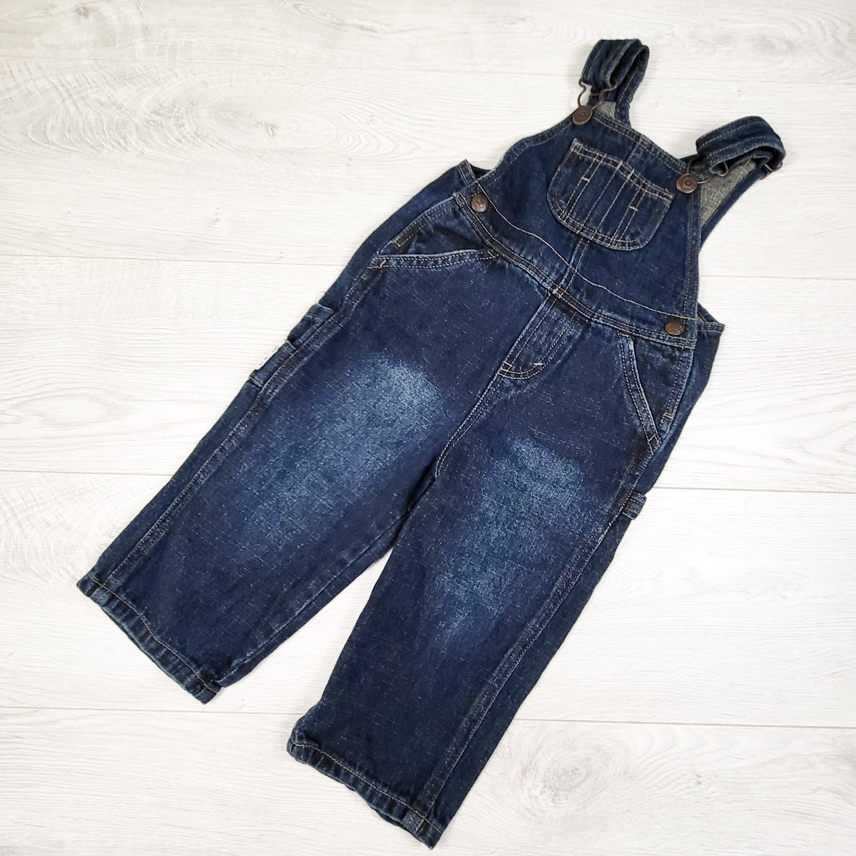 Levi's Kids  569 Loose Fit Denim Overalls. Size 24 months