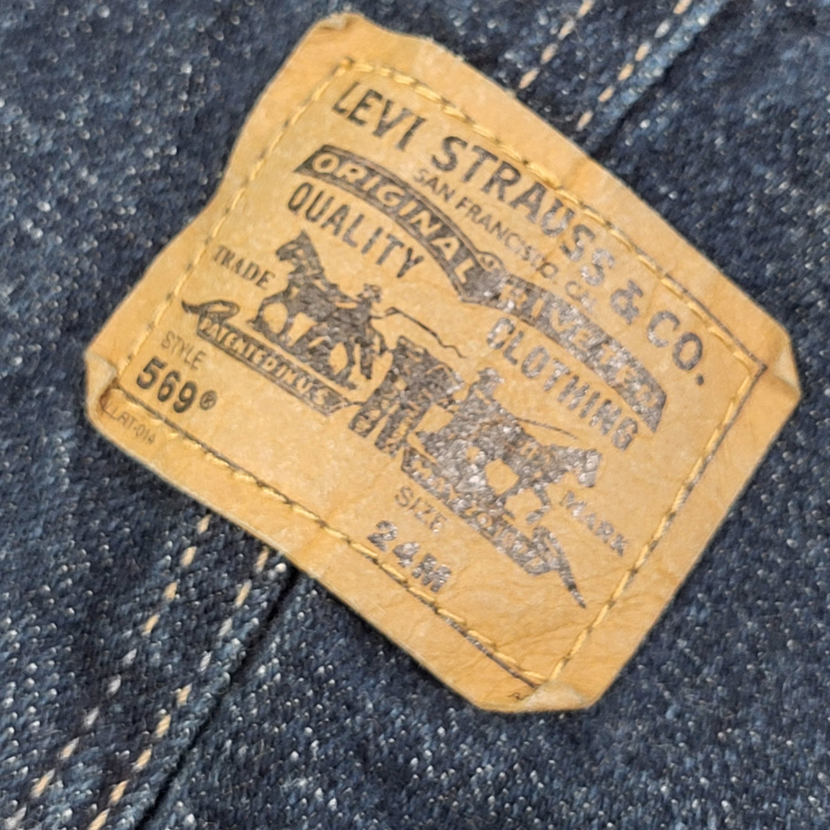 Levi's Kids  569 Loose Fit Denim Overalls. Size 24 months