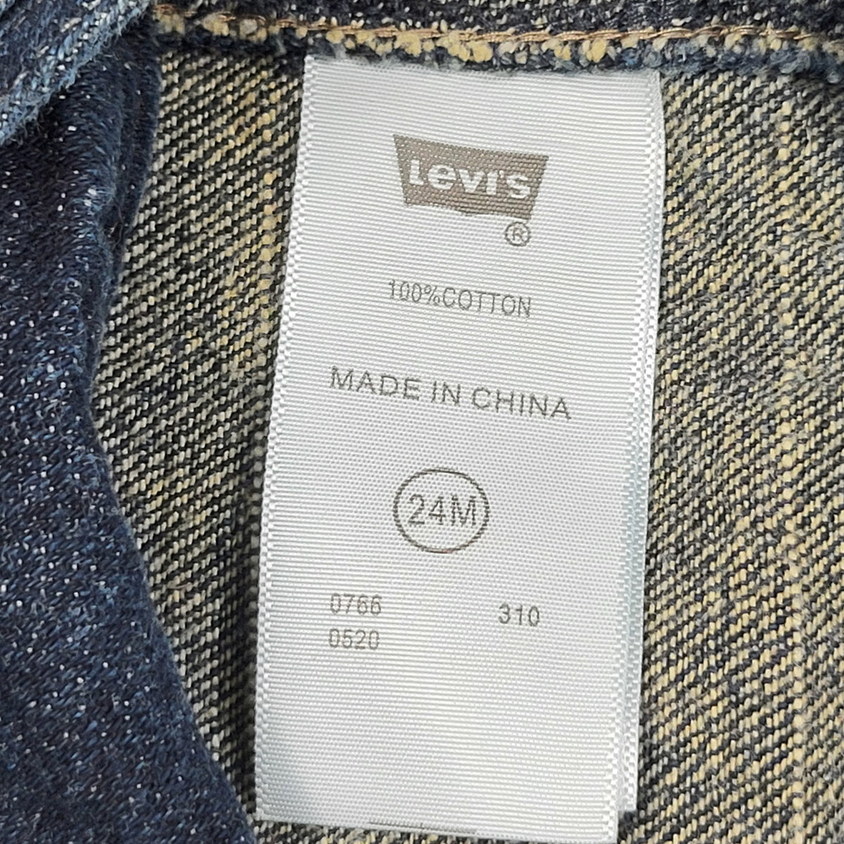 Levi's Kids  569 Loose Fit Denim Overalls. Size 24 months