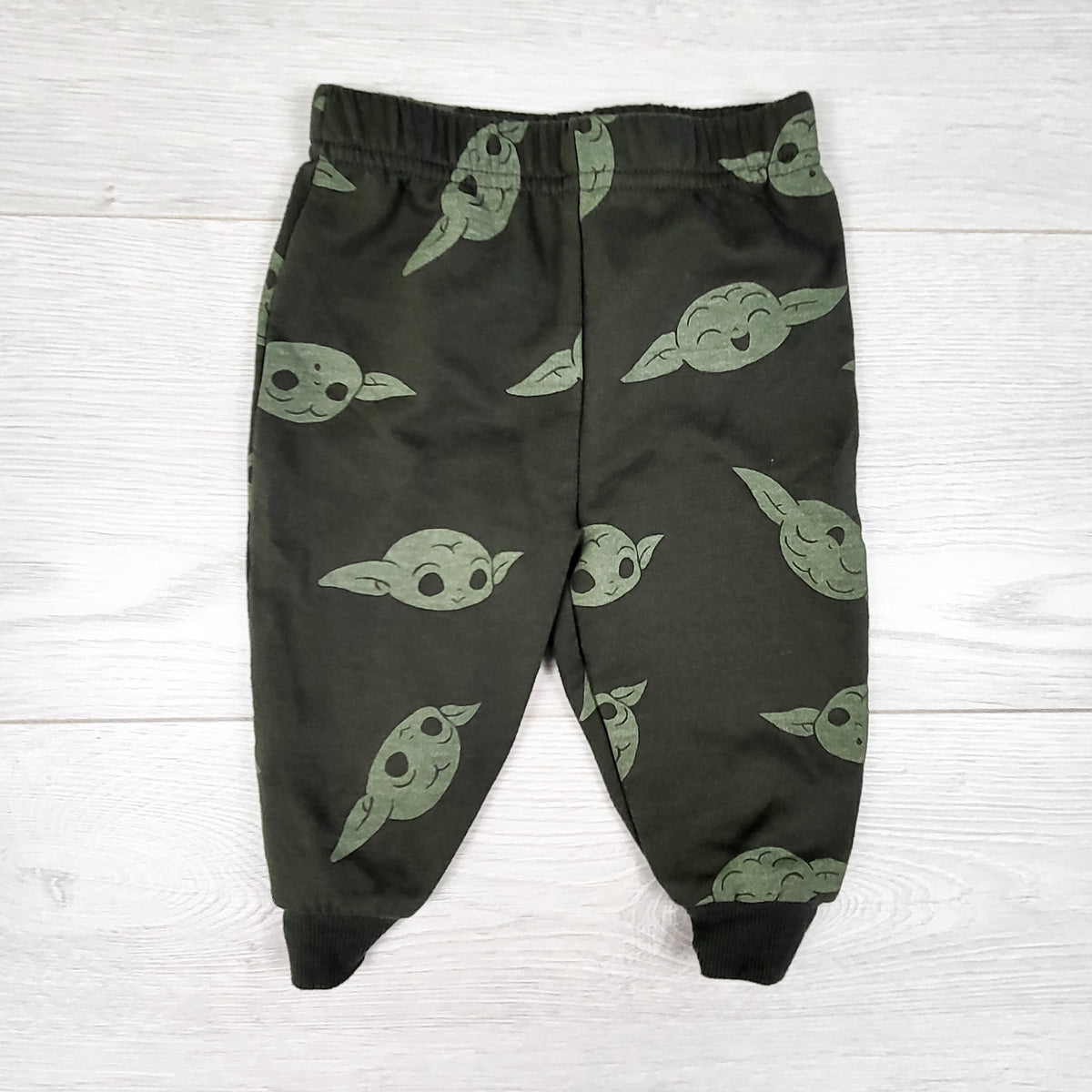 Star Wars green Yoda joggers. Size 3-6 months