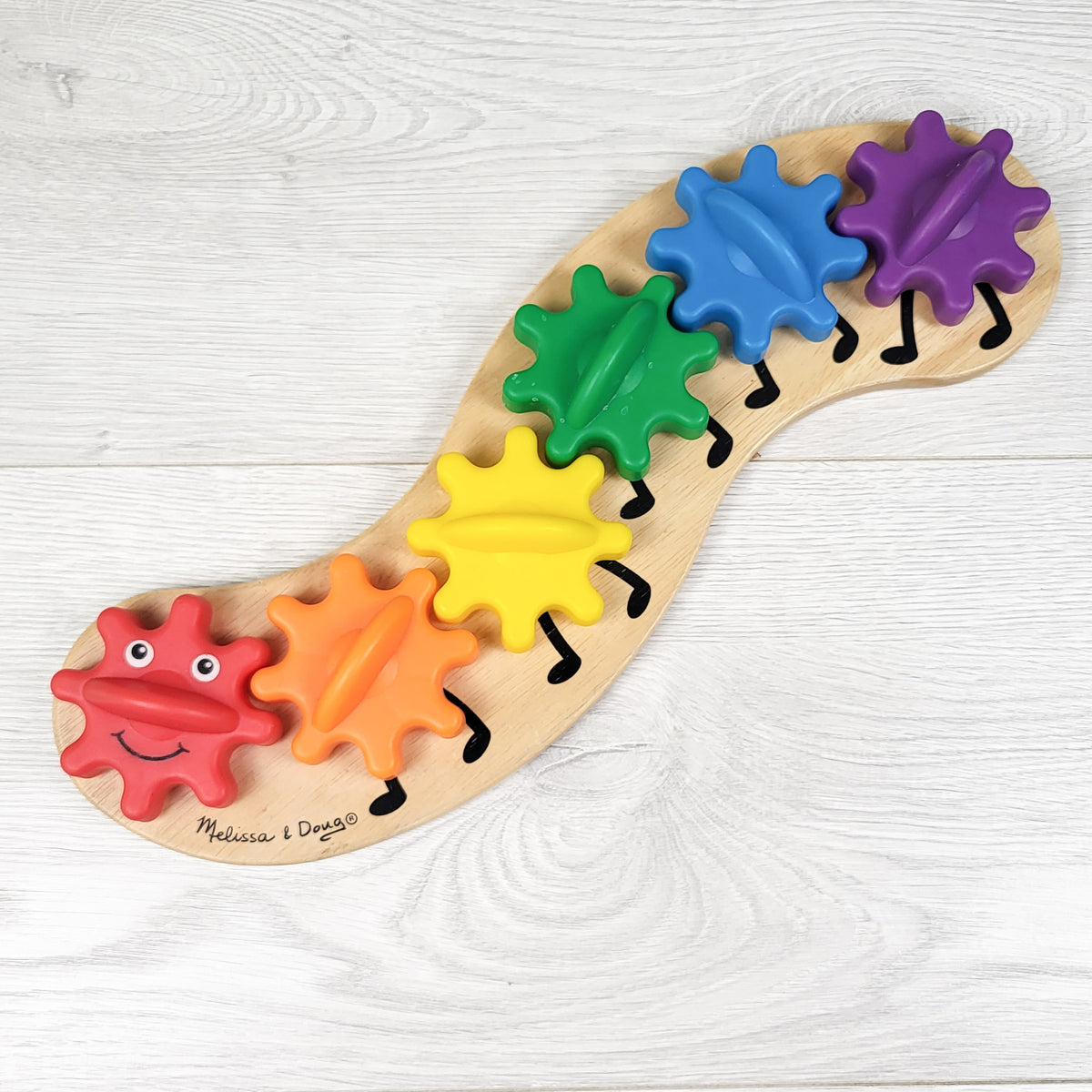 Melissa and Doug caterpillar gear toy
