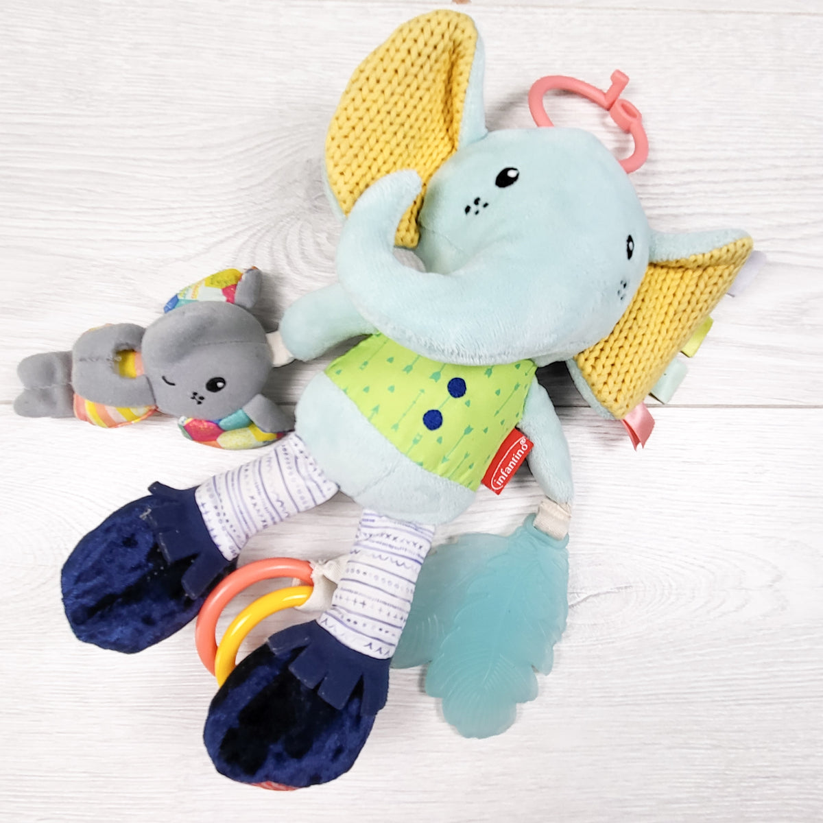 Infantino elephant stroller toy