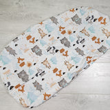 Aisawate woodlan animal print fitted bassinet sheet