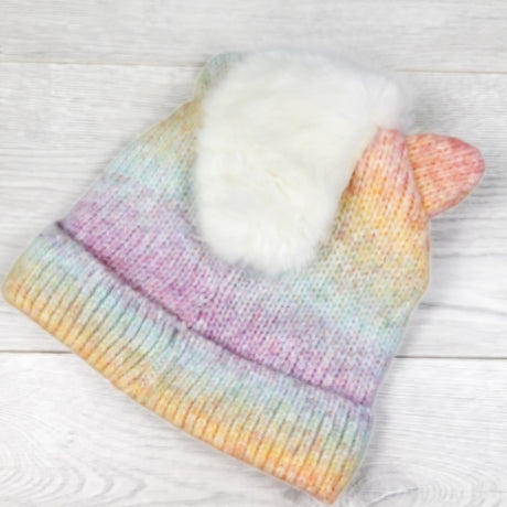 Children's Place fleece lined ombre unicorn toque. Size 8+