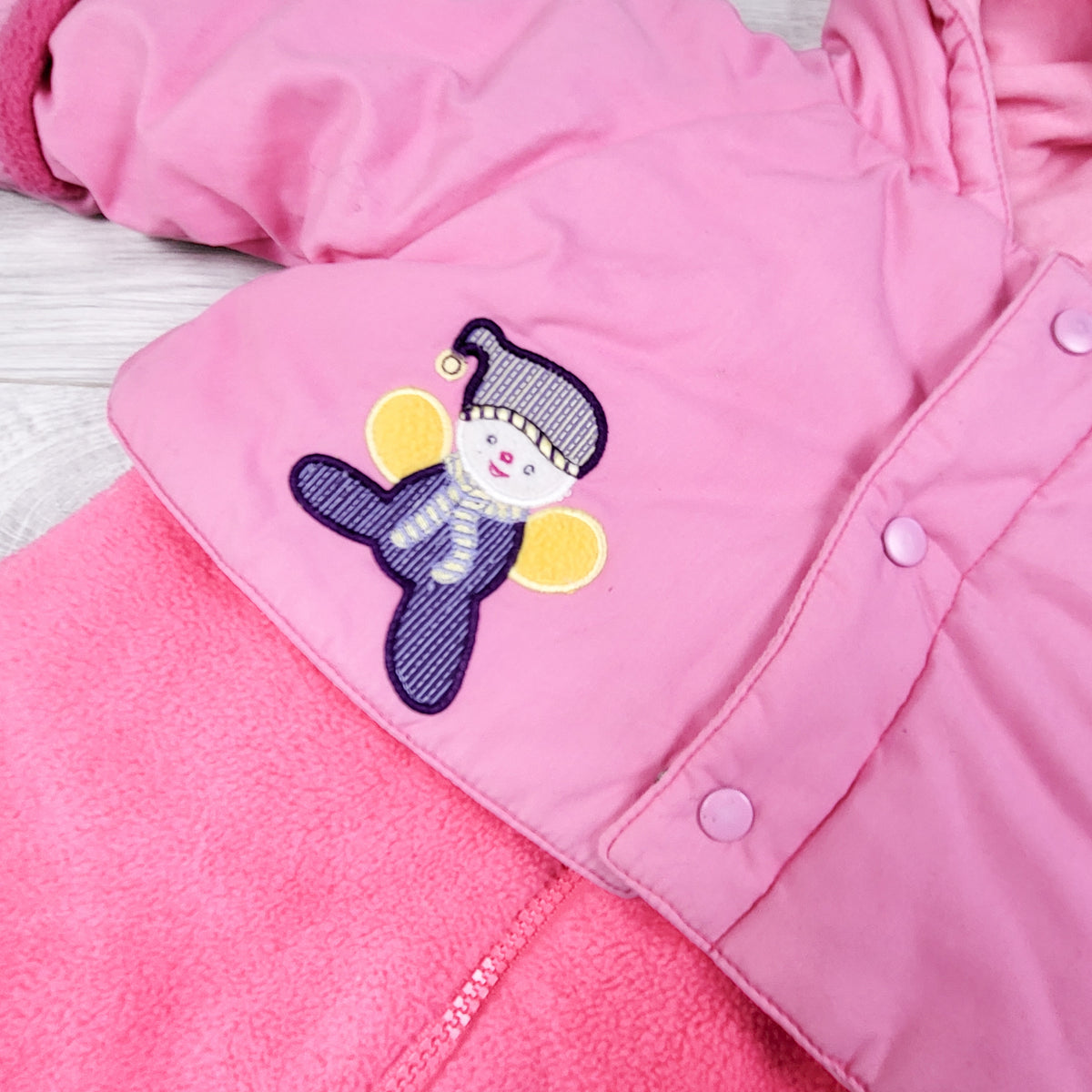 Vintage 1990s Sears Baby Hooded Bunting Suit. Size 6 months