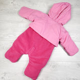 Vintage 1990s Sears Baby Hooded Bunting Suit. Size 6 months