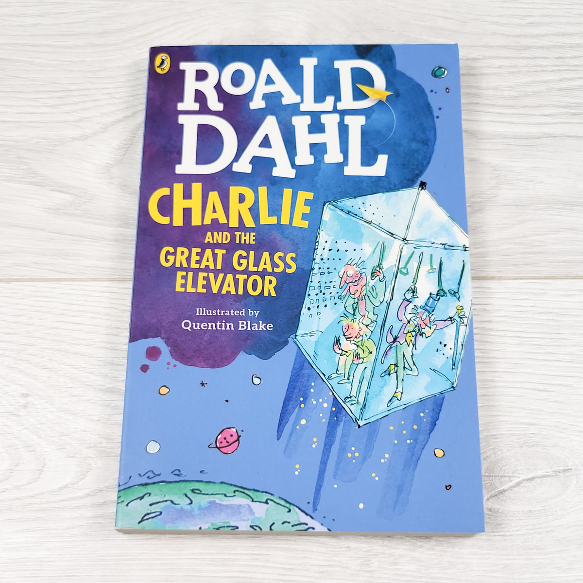 Charlie and the Great Glass Elevator. Soft cover chapter book