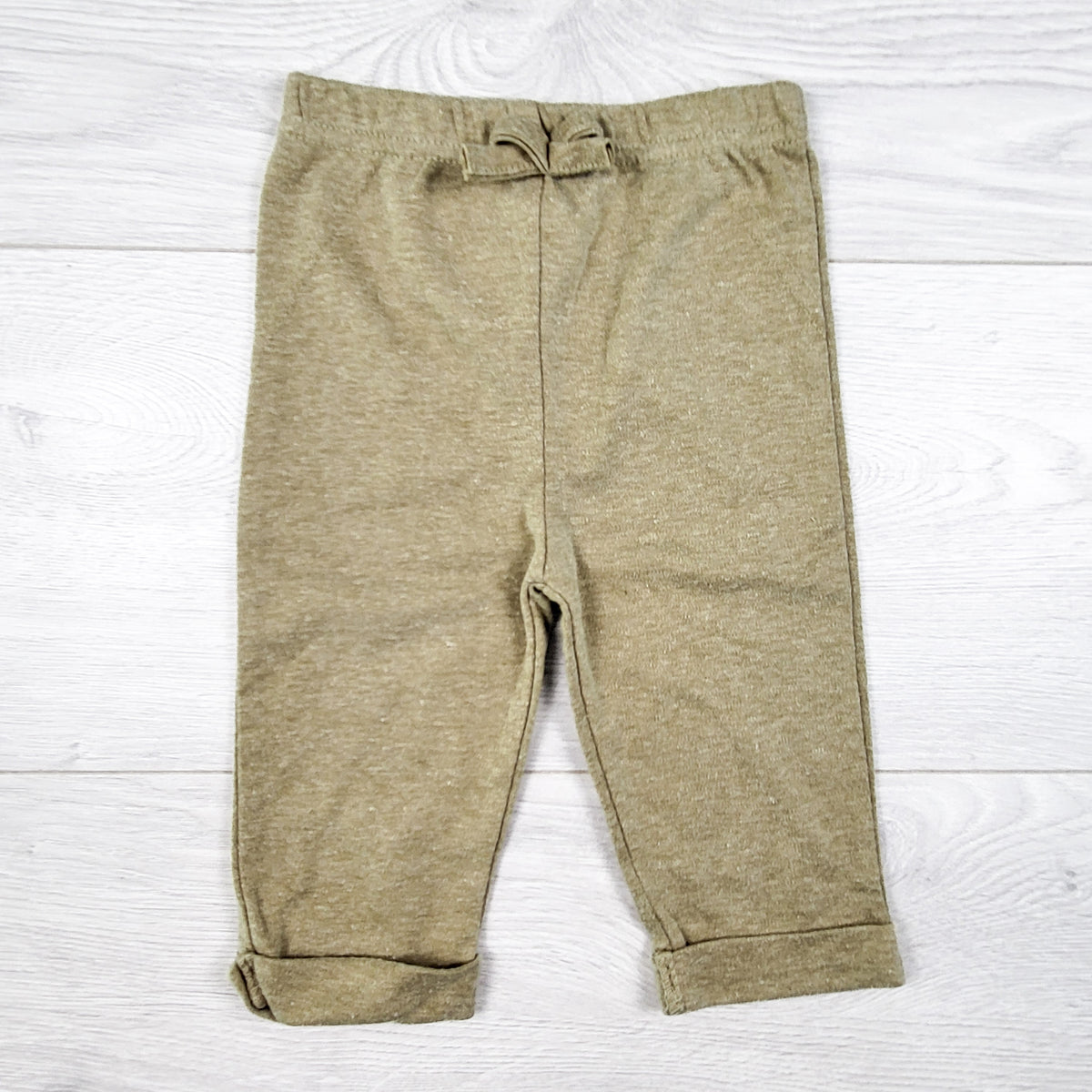 Rene Rofe green cotton pants. Size 6-9 months