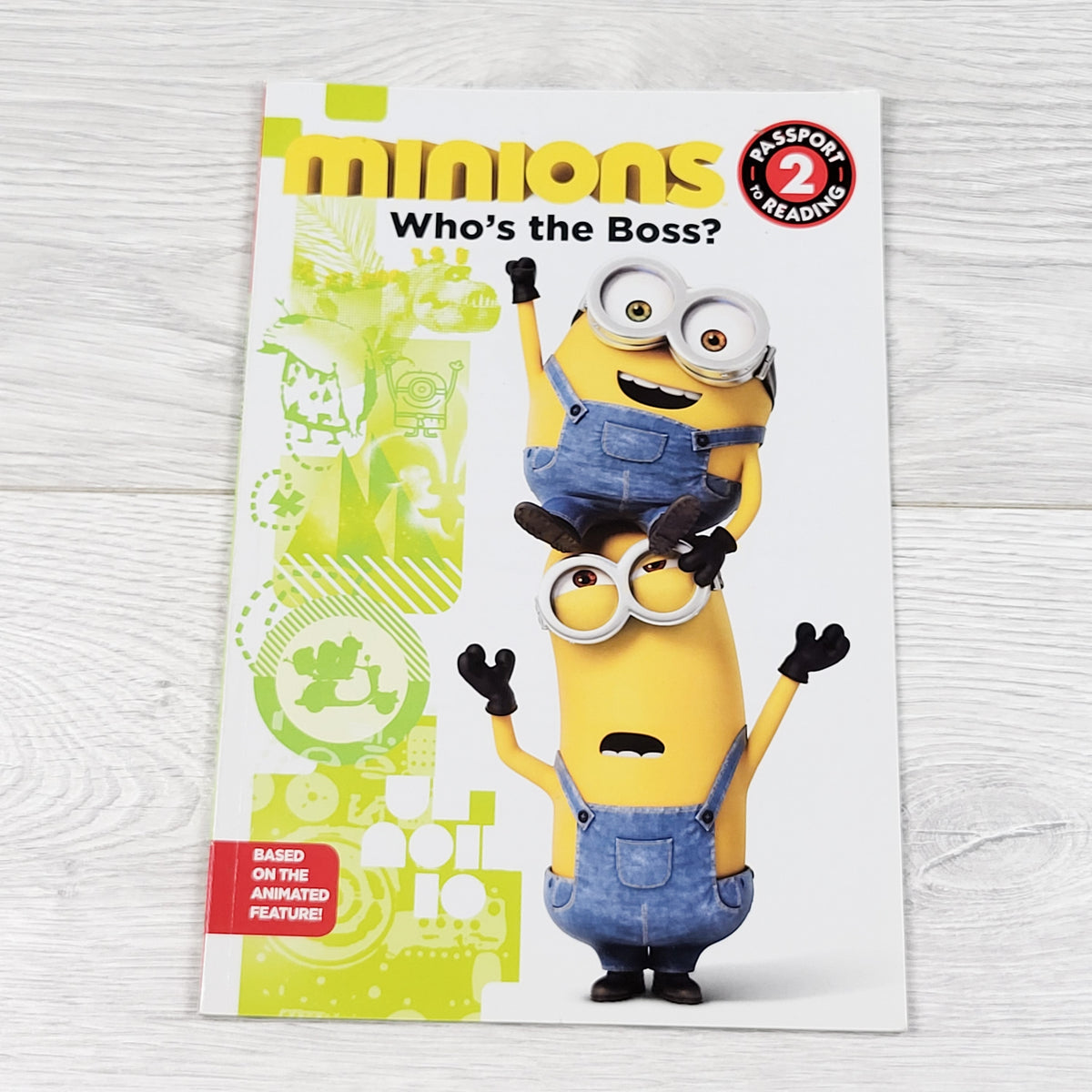 Minions: Who's the Boss? Soft cover early reader books