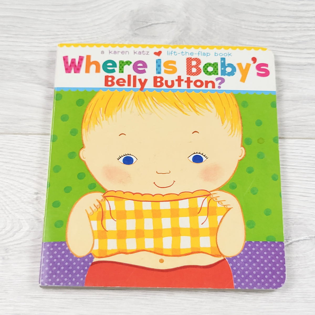 Where is Baby's Belly Button? Lift the flap board book