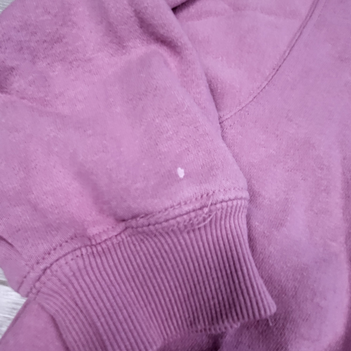 Roxy pink fleecy lined zip up hoodie. Size 5T - AS IS