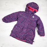 MEC purple "Toaster Parka" with star pattern. Size 4T - AS IS