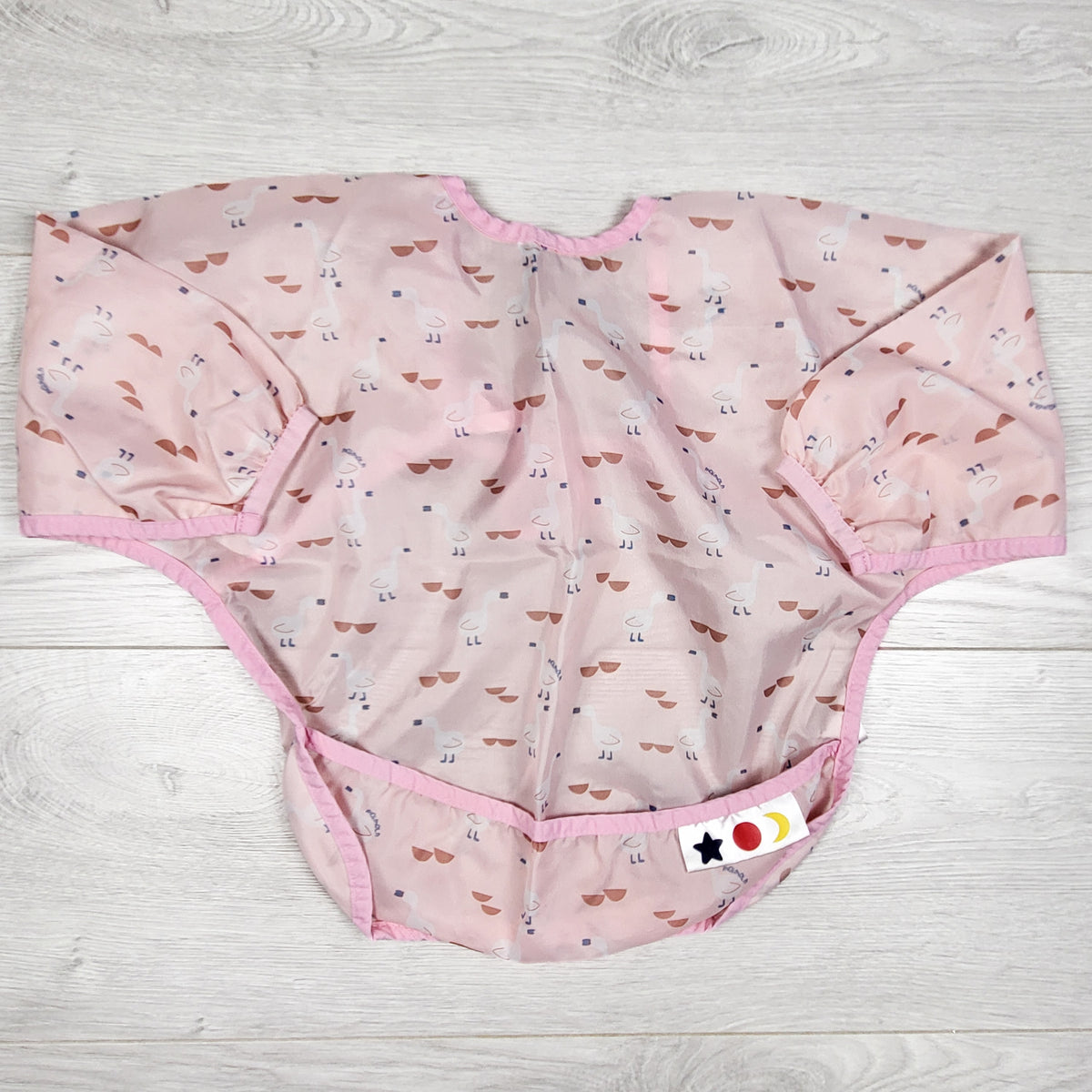 Liewood pink long sleeve sunglass print bib