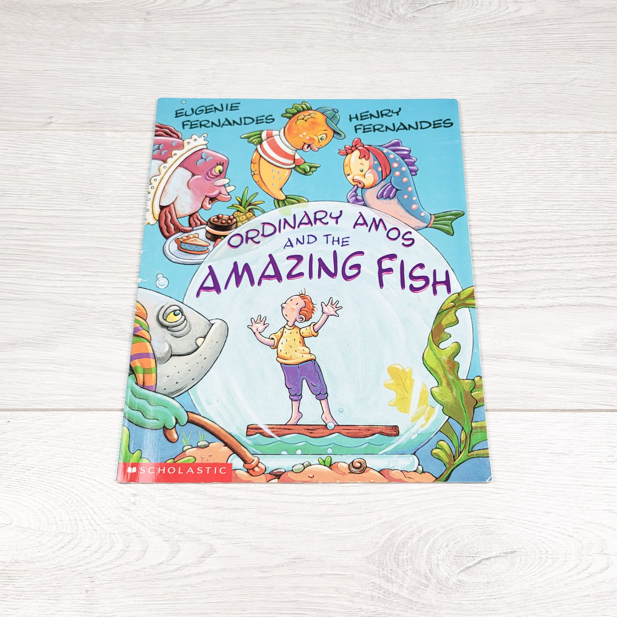 Ordinary Amos the Amazing Fish. Soft cover book