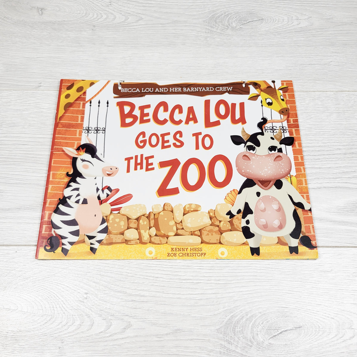 Becca Lou Goes to the Zoo. Soft cover book