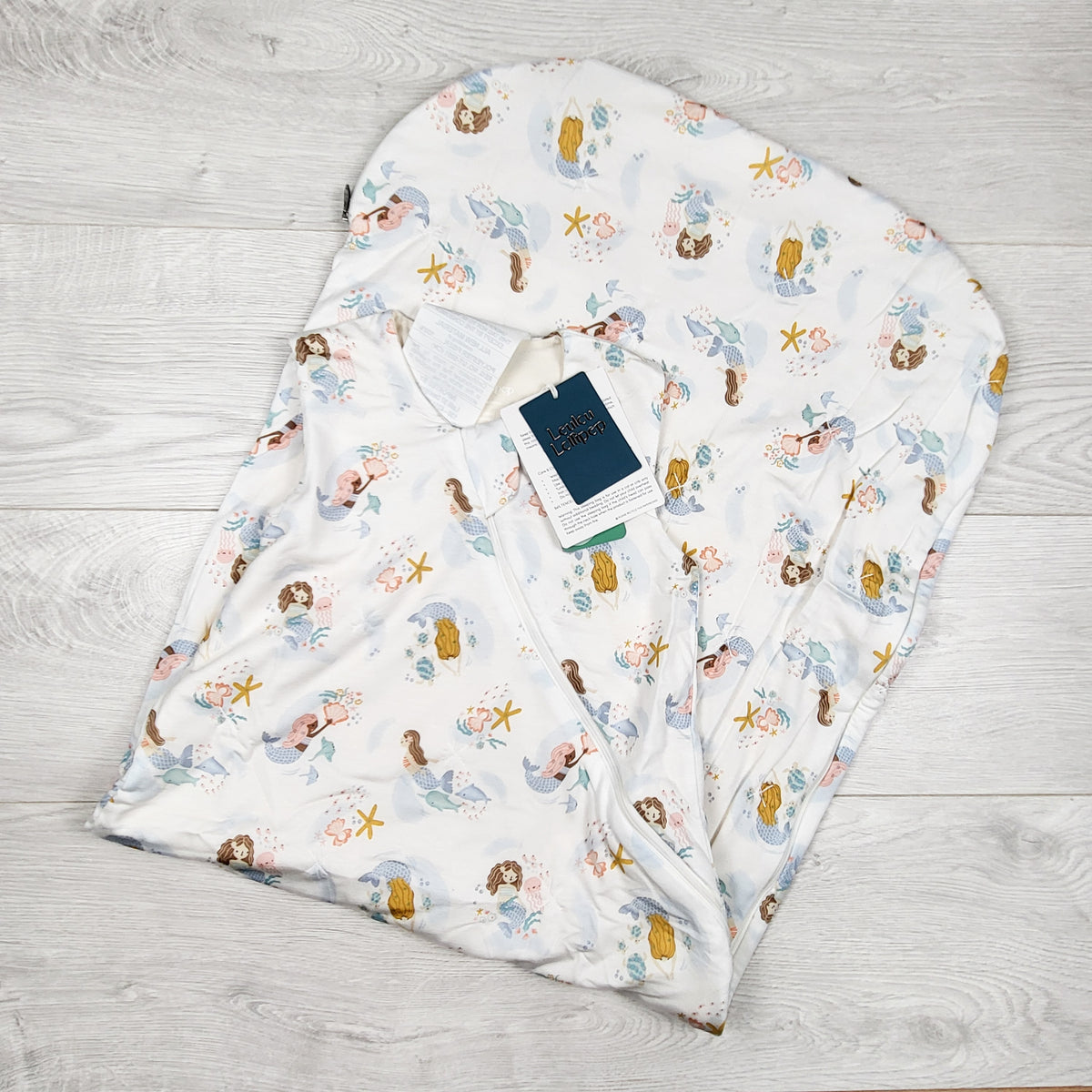 NEW - Loulou Lollipop Tencel 1.0 TOG mermaid print sleep bag - multiple sizes