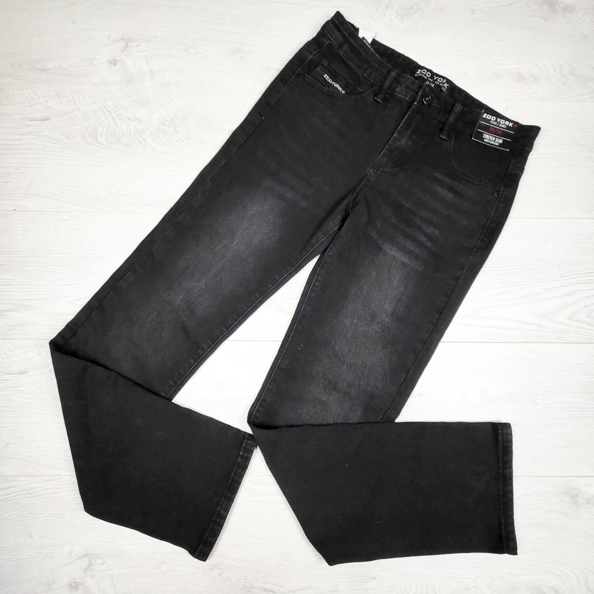 NEW - Zoo York black stretch slim jeans. Size 13/14