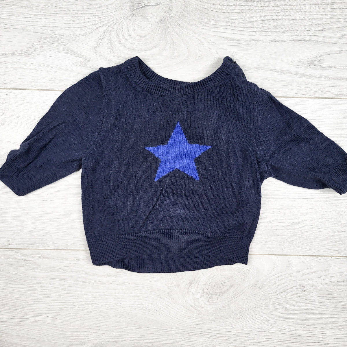 Gap navy sweater with star. Size 0-3 months