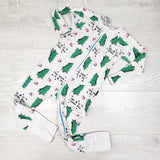 Bonds white zippered wondersuit "The Magic is In You" with trees. Size 18-24 months - AS IS