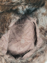Vintage Genuine Mink Fur Ushanka (Trapper/Aviator) Hat. Ages 6+ (approx)