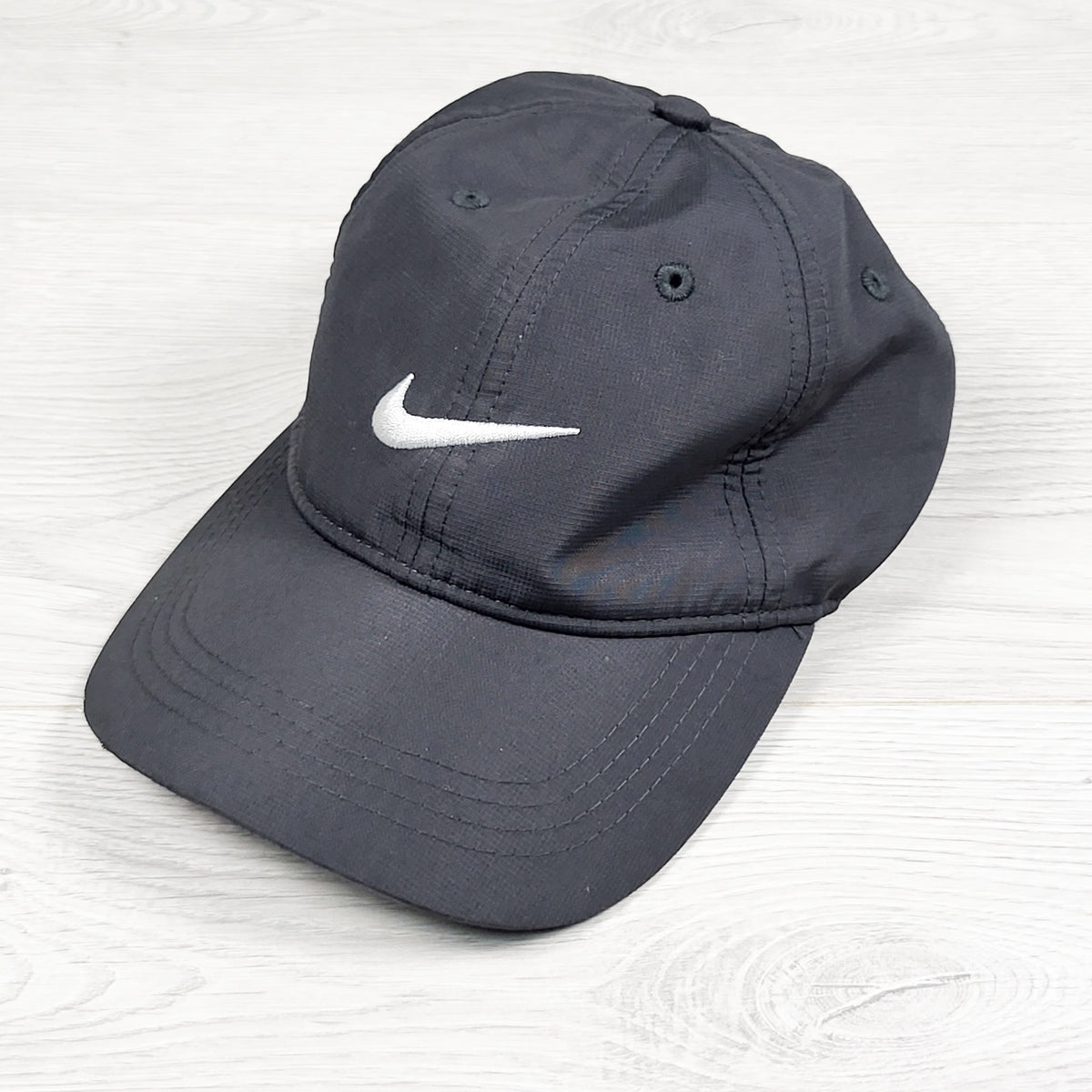 Nike Grey Futura Dad Snapback cap. Child sized