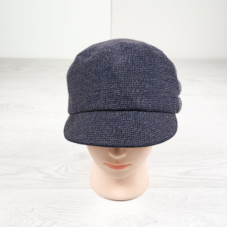 DeLux Apparel Tweed-Knit Cadet Newsboy Cap. Size M/L (ages 14 to Adult)