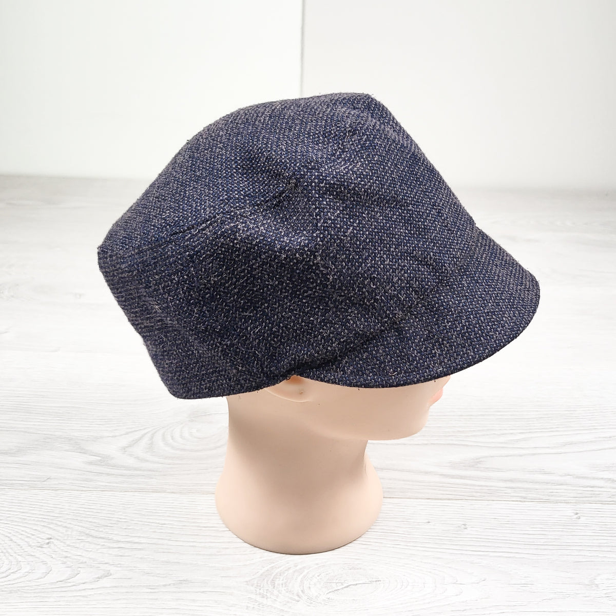 DeLux Apparel Tweed-Knit Cadet Newsboy Cap. Size M/L (ages 14 to Adult)