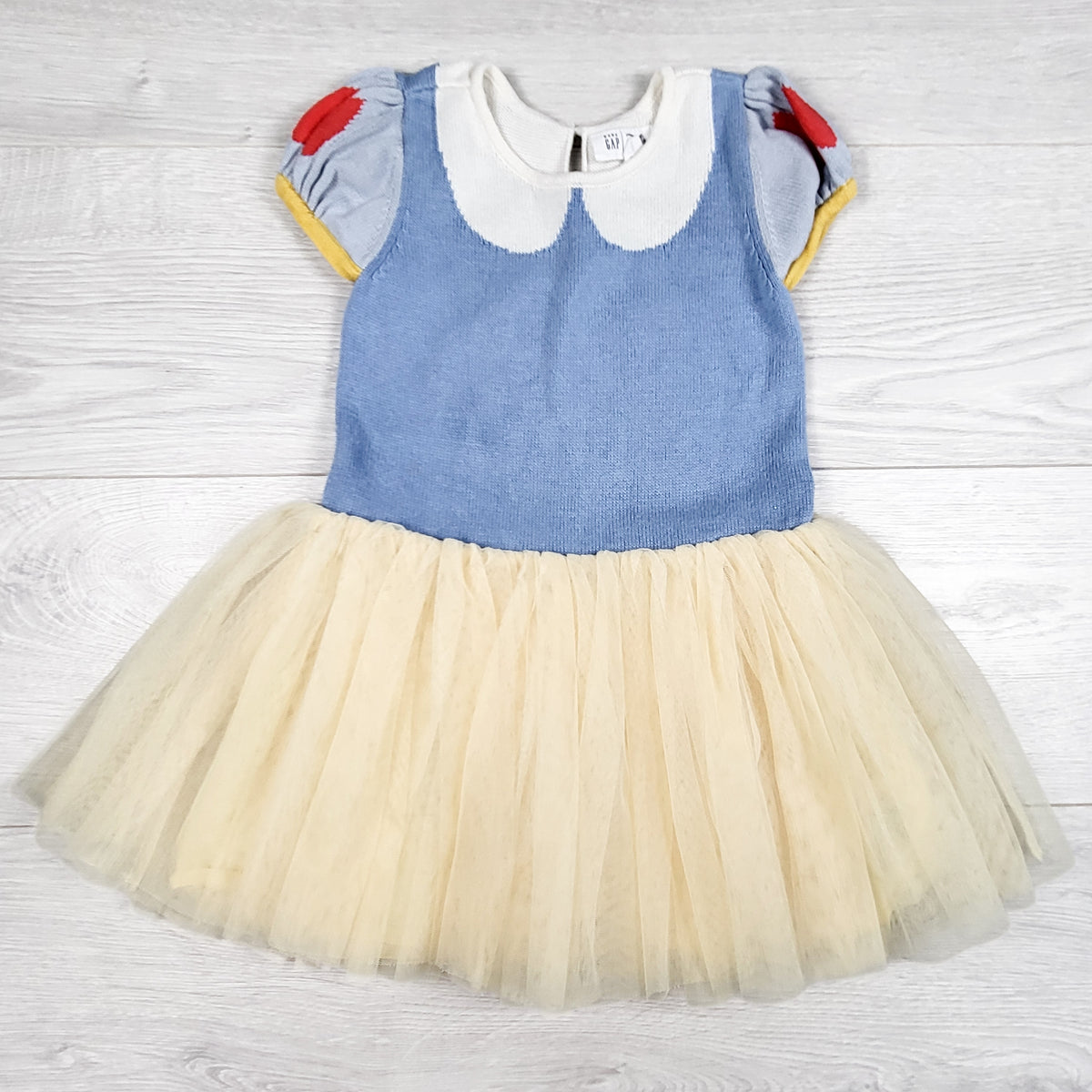 Gap × Disney Princess Snow White Tulle Dress. Size 2T - AS IS
