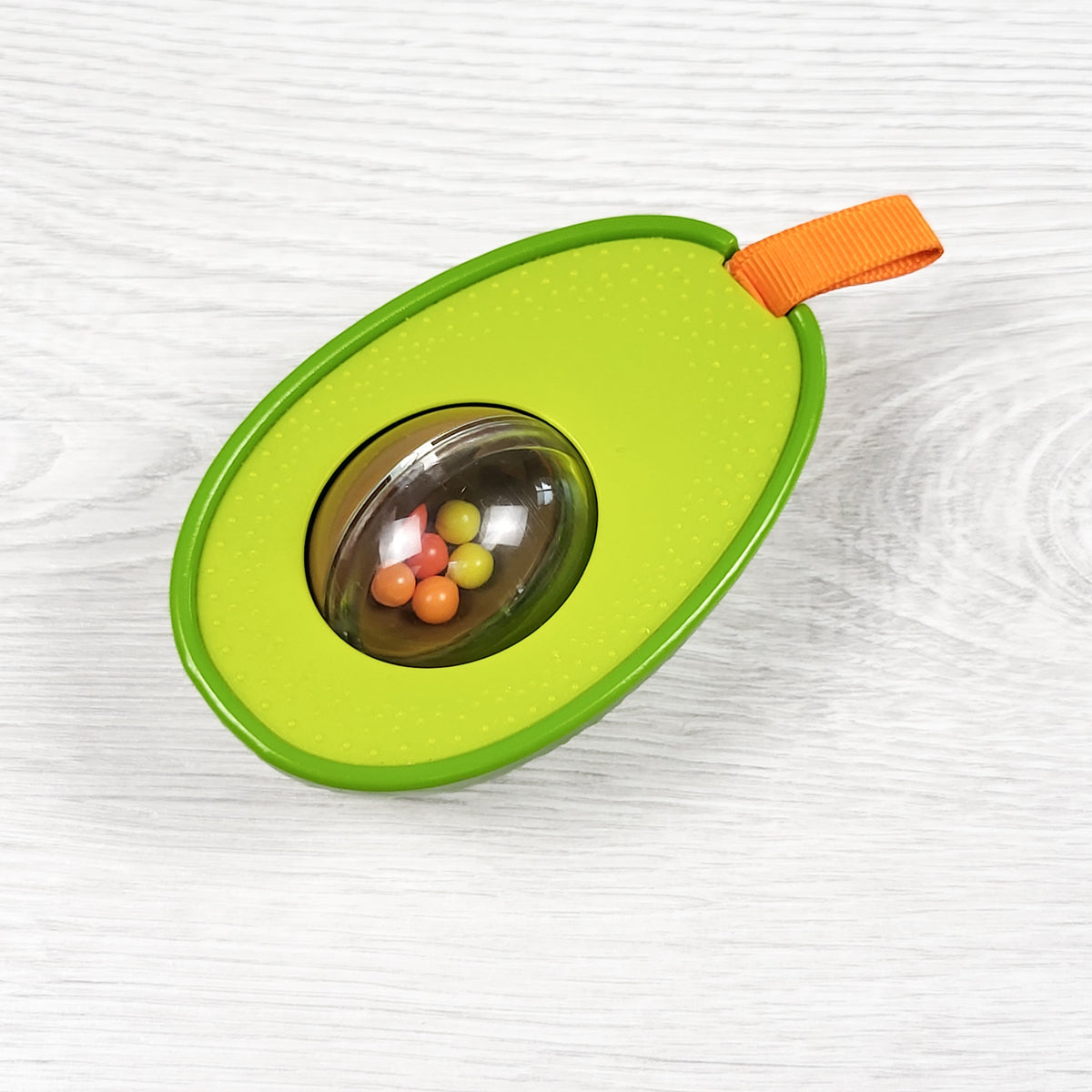 Skip Hop Farmstand Avocado Stroller Rattle Toy