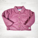 7 For All Mankind Mauve Corduroy Sherpa-Lined Jacket. Size 12 months
