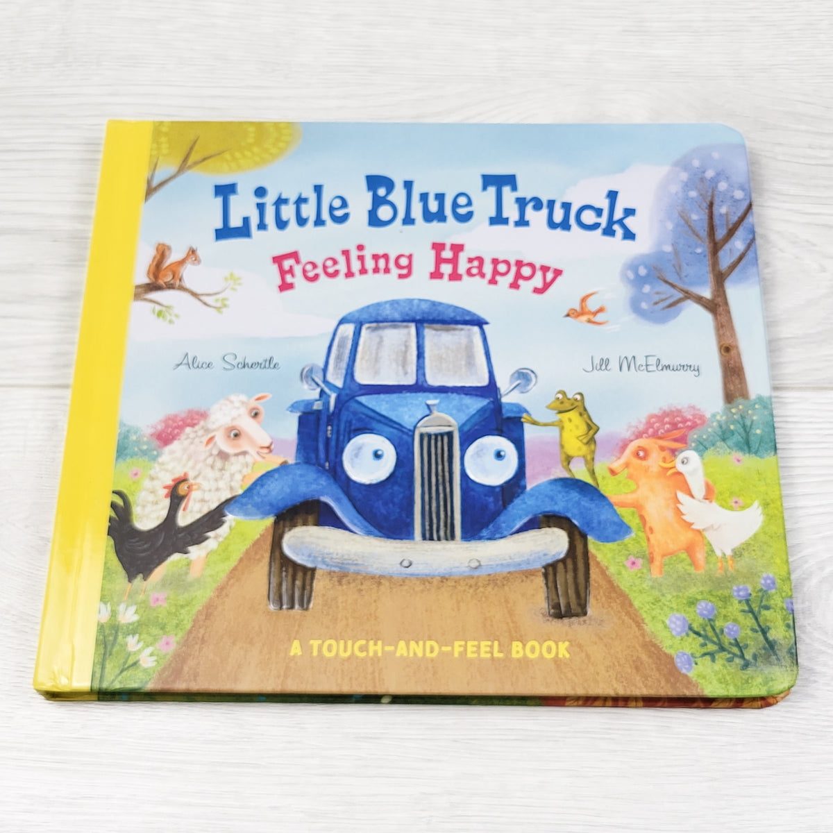 Little Blue Truck Feeling Happy. Large board book