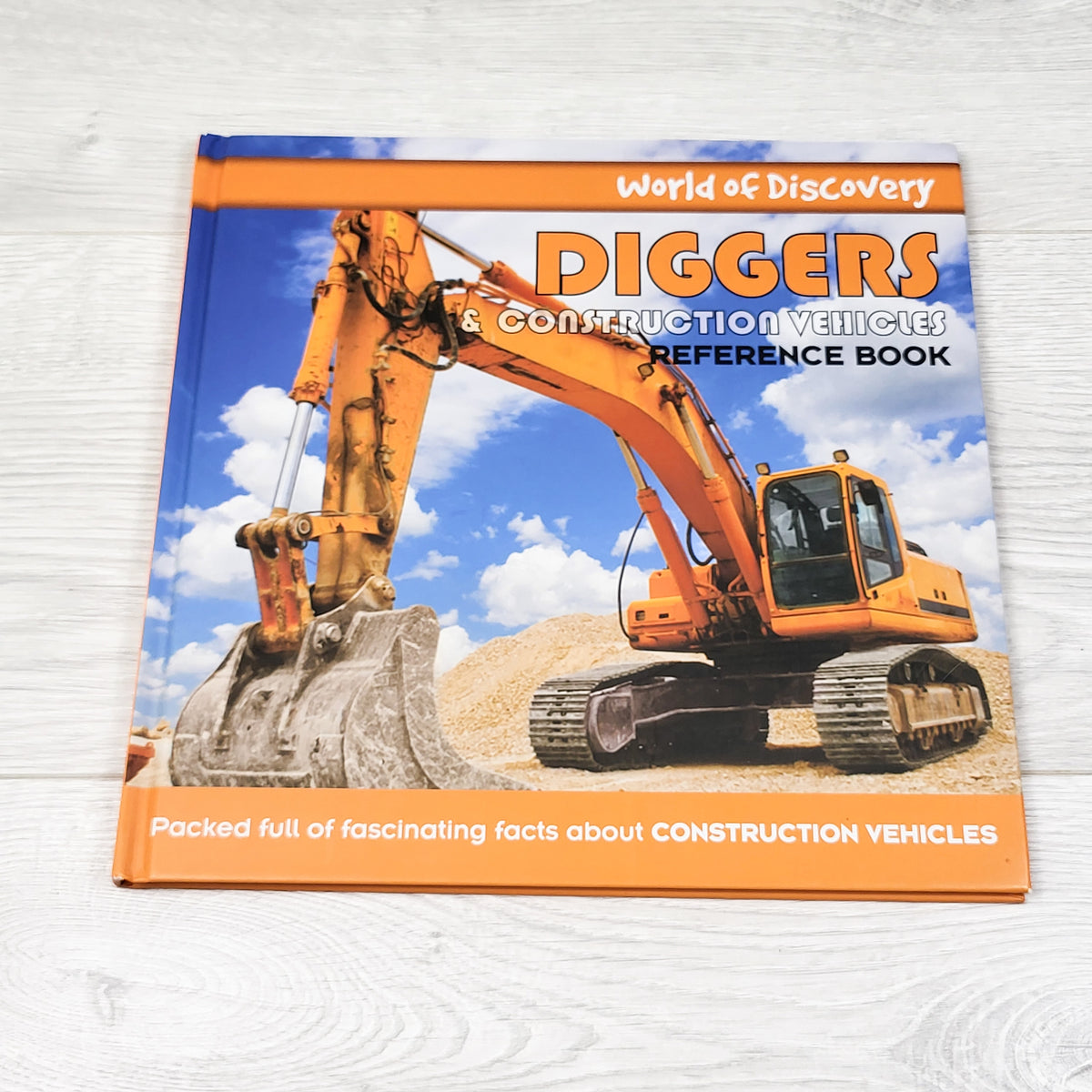 Diggers and Construction Vehicles Reference Book. Hardcover book
