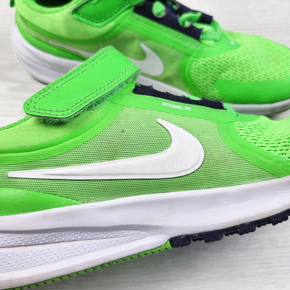 Nike lime green Star Runner sneakers. Youth size 3