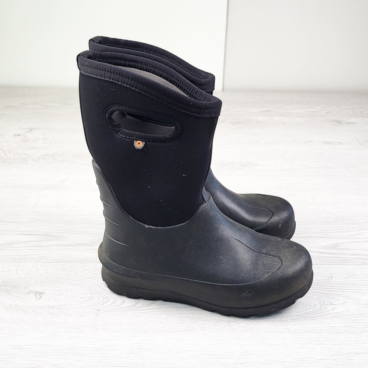 Bogs black  rain boots. Youth size 4 (sorry, no shipping)