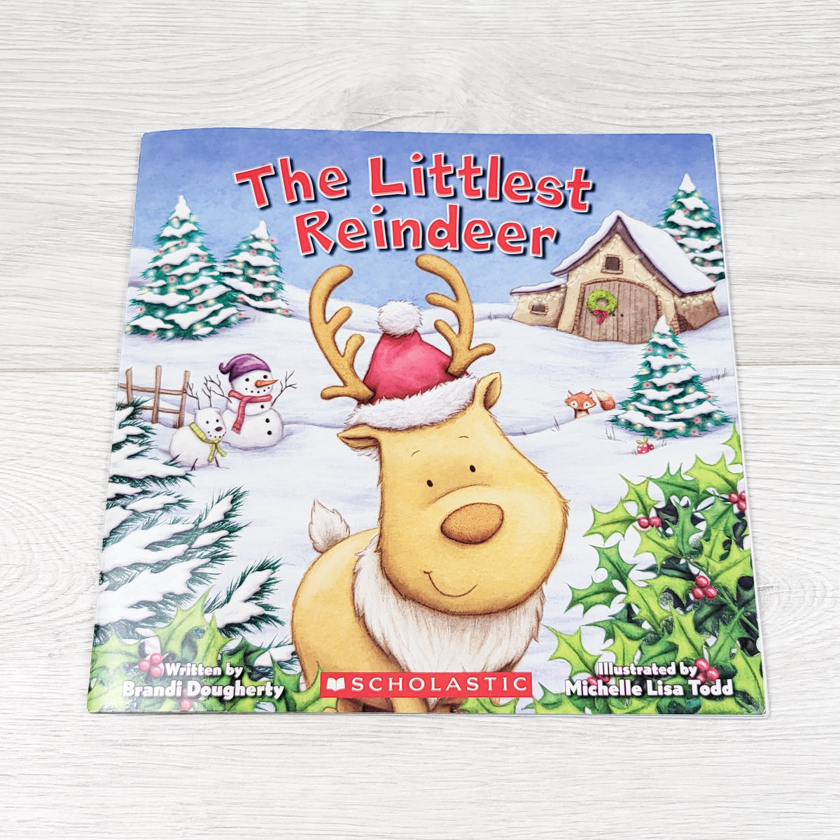 The Littlest Reindeer. Soft cover book
