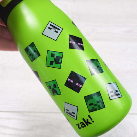 Zak Designs Minecraft Stainless Steel Water Bottle