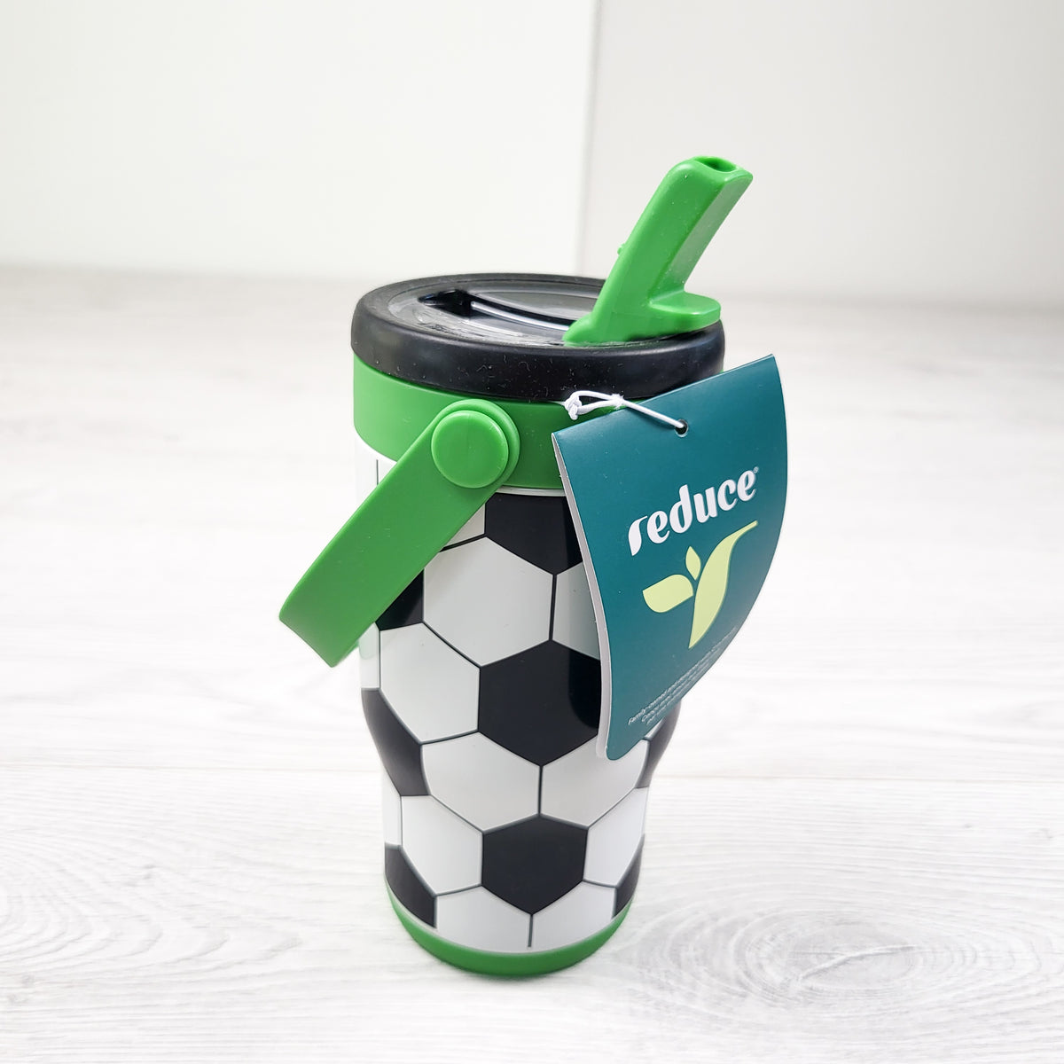 Reduce Hydrate Soccer Ball Print "Hydrate" Tumbler