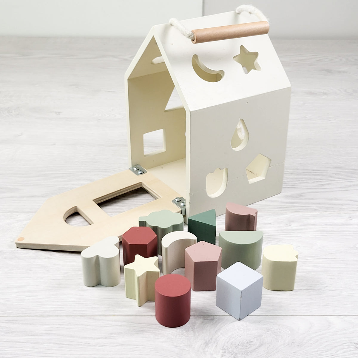 Coco Village Wooden Shapes Sorting House - AS IS (sorry, no shipping)