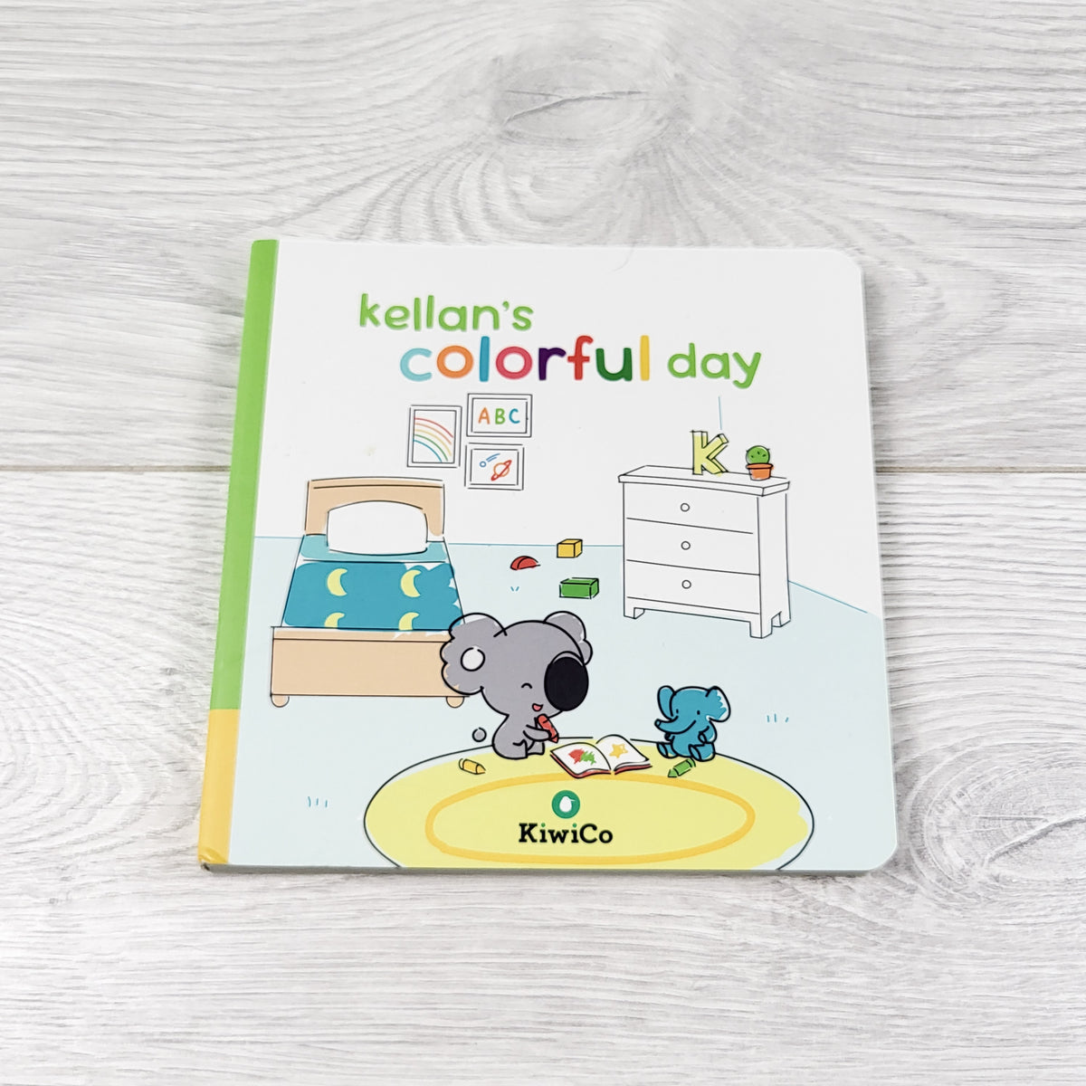 Kellan's Colorful Day. KiwiCo board book