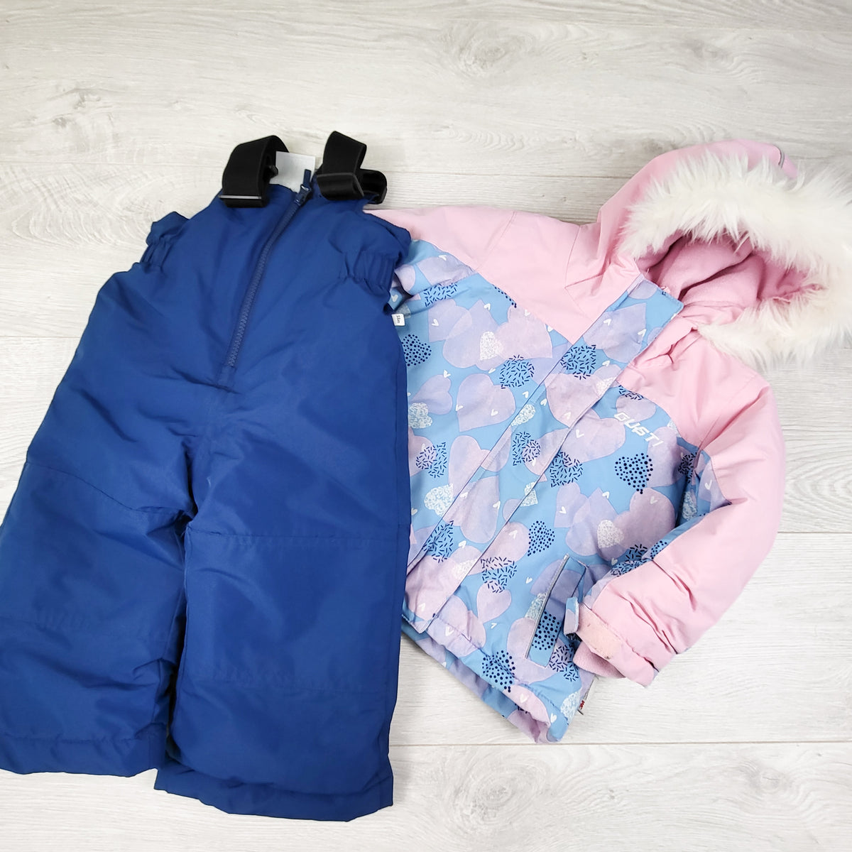 Gusti fleece lined 2pc snowsuit. Size 24 months