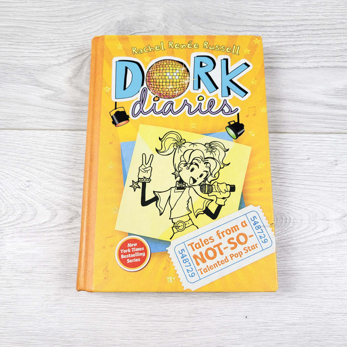 Dork Diaries: Tales From a Not-So-Talented Pop Star. Hardcover book (sorry, no shipping)