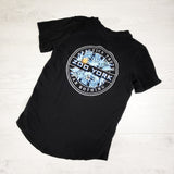 Zoo York black embroidered t-shirt. Size 10/12