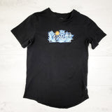 Zoo York black embroidered t-shirt. Size 10/12