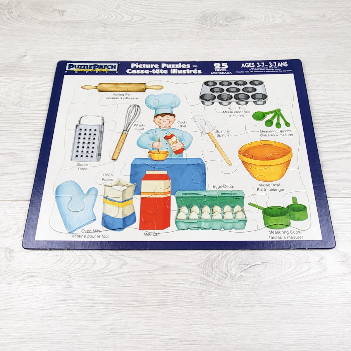 Vintage 1992 Puzzle Patch "Baking" jigsaw puzzle