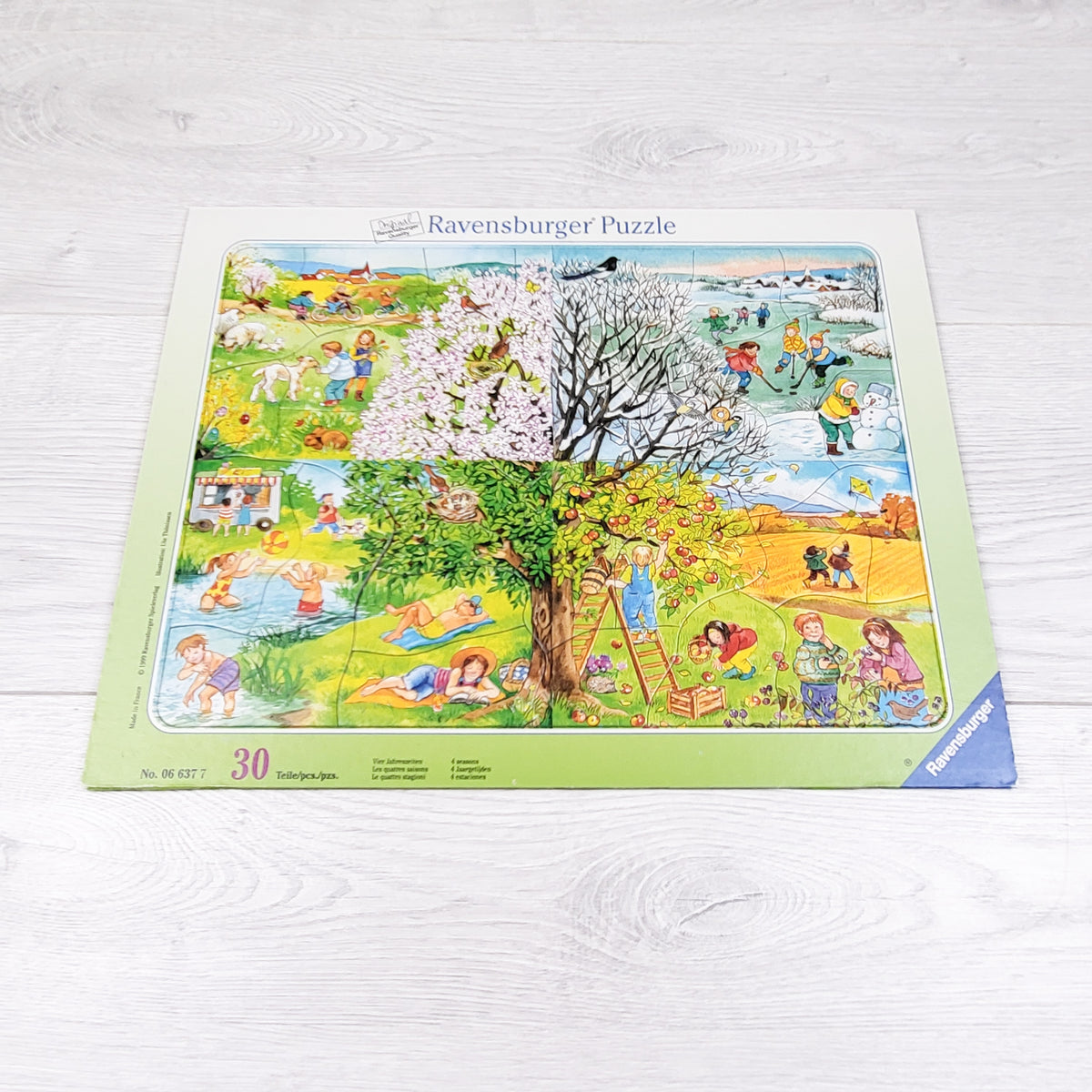 Vintage 1999 Ravesburger "Seasons" tray puzzle