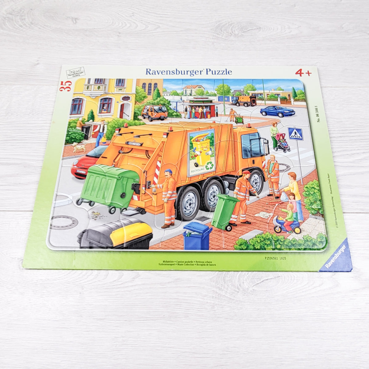 Ravensbuger Recycling Truck tray puzzle