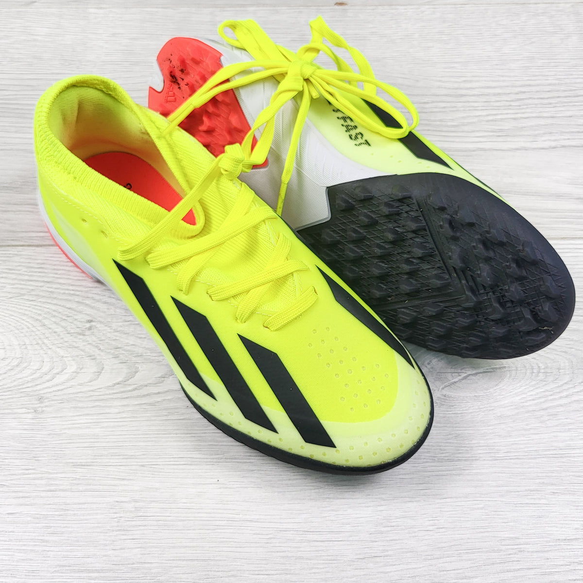 adidas X Crazyfast League TF (Turf) Football shoes. Youth size 3.5